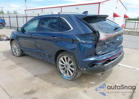 2017 Ford Edge Titanium from USA, damaged, VIN 2FMPK4K82HBB03462